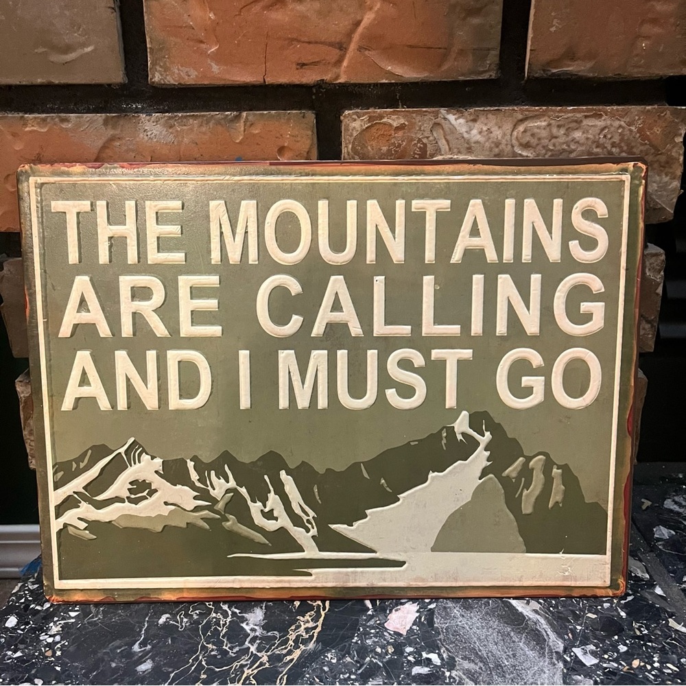 Metal Home Decor Outdoor Wall Sign